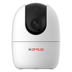 CP PLUS 2MP Full HD Wi-fi CCTV Camera | 360°View PT Camera | Human Detection & Motion Tracking | Cloud Monitoring | 2-Way Talk, Night Vision| SD Card (Up to 256 GB) | Privacy Mode - CP-21