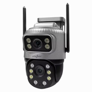 G2 4G Solar Dual Lens 4MP PTZ Security Camera with Color Night Vision & Two-Way Talk
