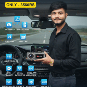 HD-LINK™ Triple Vision Dashcam Pro