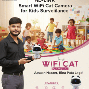 HD-LINK™ Smart WiFi Cat Camera for Kids Surveillance
