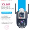 HD-LINK  3+3MP Dual Lens PTZ Smart Camera – Dual Light, Starlight Vision, AI Human Tracking, 512GB TF Support, Alexa Compatible - Image 2
