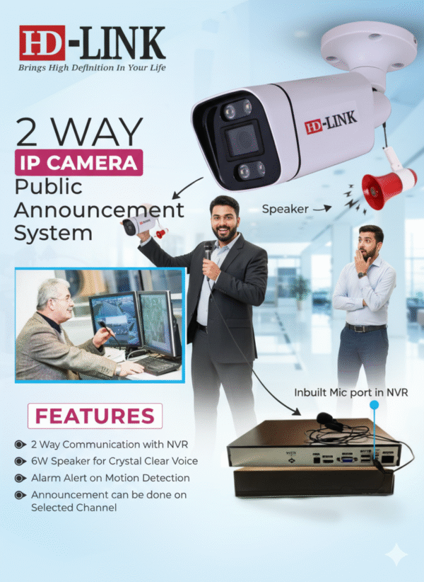 HD-LINK 2-WAY IP CAMERA - Image 2