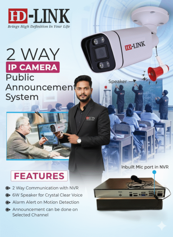 HD-LINK 2-WAY IP CAMERA
