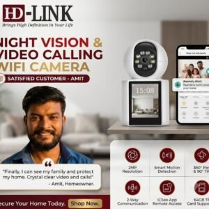 HD-LINK 2MP WiFi Video Calling Camera with Night Vision